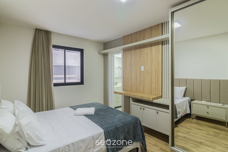 Apto c/ Churrasqueira a 300 m da Praia MAY0501