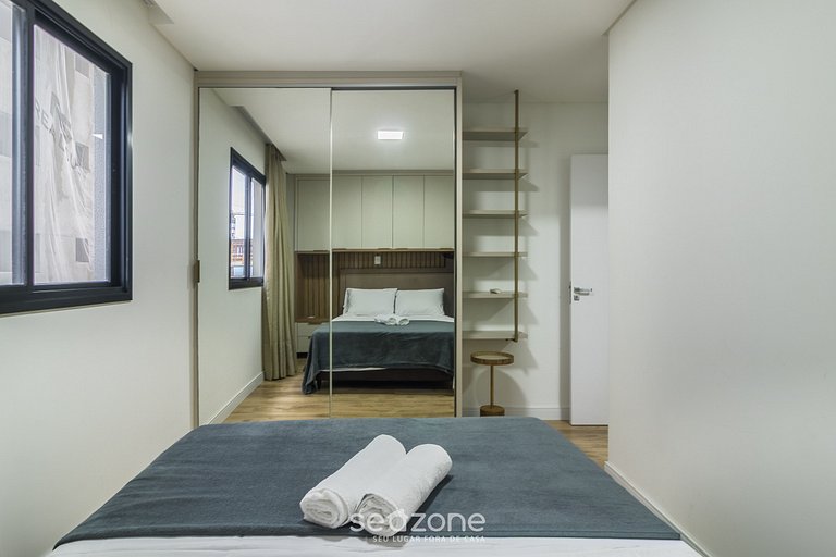 Apto c/ Churrasqueira a 300 m da Praia MAY0501