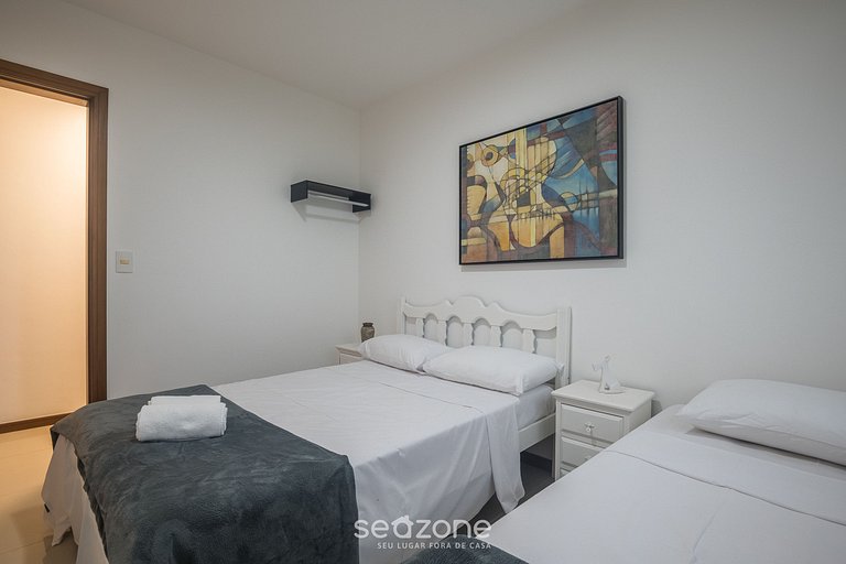 Apto 2 Quartos a 160m da Praia EWH0404