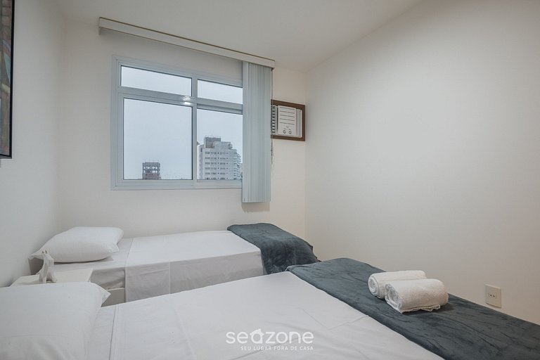 Apto 2 Quartos a 160m da Praia EWH0404