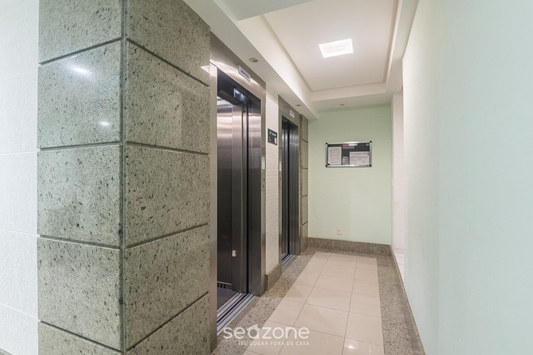 Apto 2 Quartos a 160m da Praia EWH0404