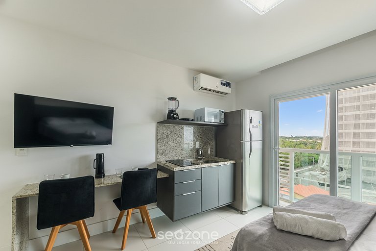 Estudio c/ vista al mar en cond c/ piscina PSP0605