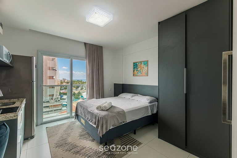 Studio c/ Vista Mar em Cond. Piscina PSP0605