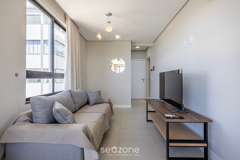 Apto c/ barbacoa y vista al mar en Itajubá IBH0201