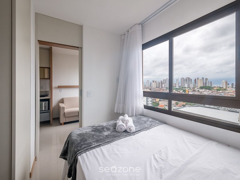 Apto em prédio c/ piscina em Salvador HFO1001