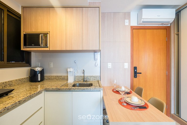 Estudio en Cond. con Piscina y Gimnasio FTW1106