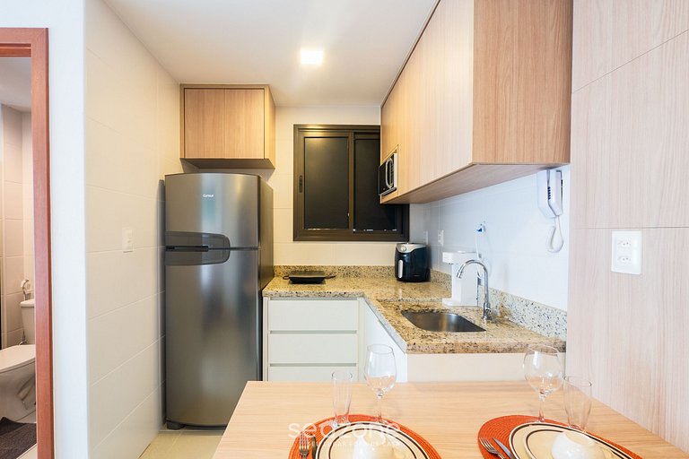 Estudio en Cond. con Piscina y Gimnasio FTW1106