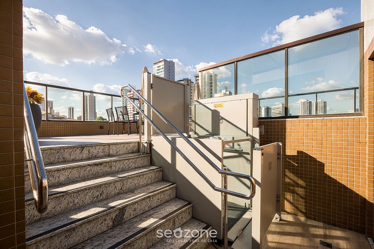 Estudio en Cond. con Piscina y Gimnasio FTW1106