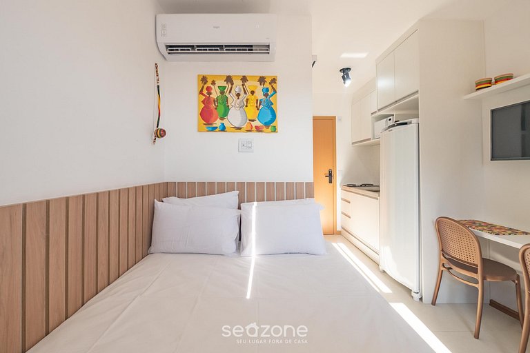 Studio en cond. c/ piscina a 160 m del mar SAA0216