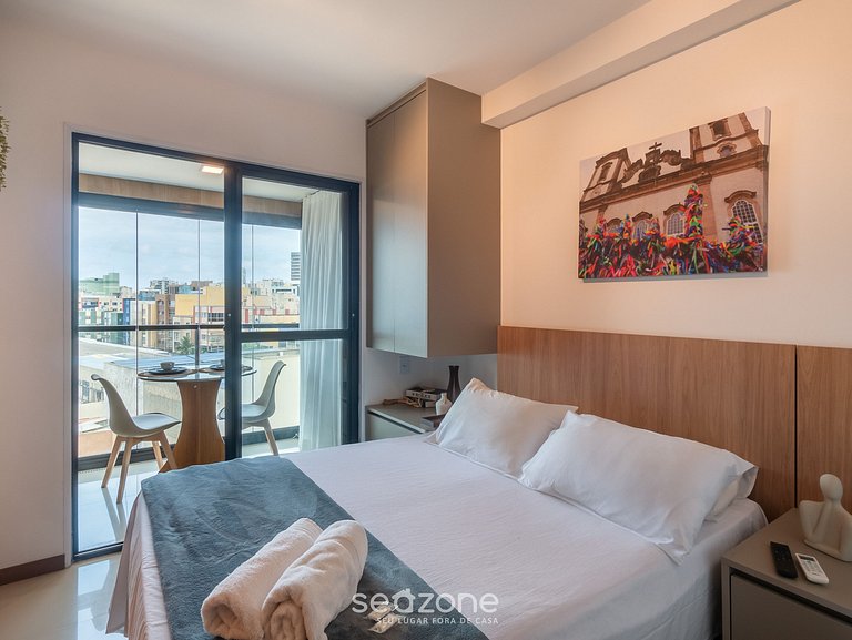 Studio a 60 m del mar c/ balcón y vista JDN0509