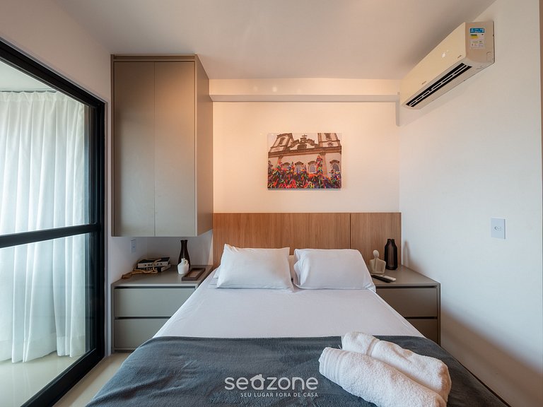 Studio a 60 m del mar c/ balcón y vista JDN0509