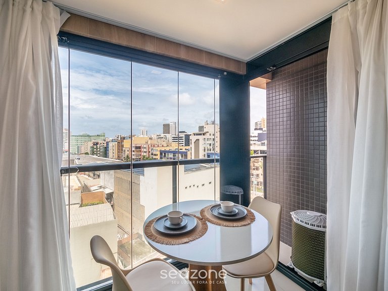 Studio a 60 m del mar c/ balcón y vista JDN0509