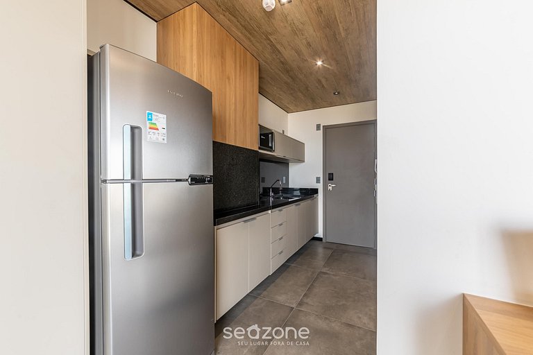 Estudio c/ Varanda Vista Mar Lateral NWT0820