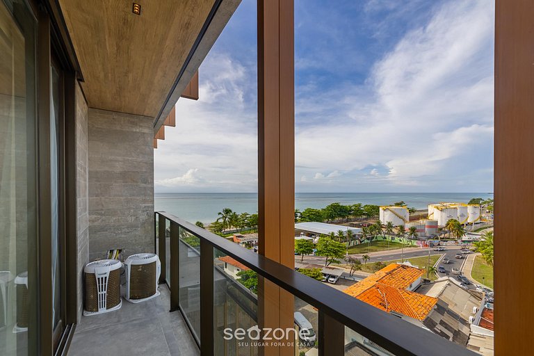 Estudio c/ Varanda Vista Mar Lateral NWT0820