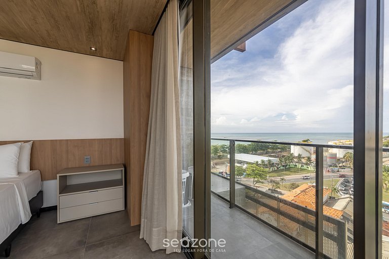 Studio con Balcón y Vista Mar Lateral NWT0820