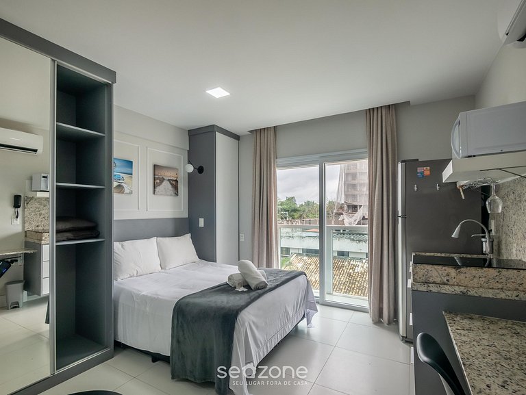 Studio em Cond. c/ Piscina a 260m da Praia PSP0204