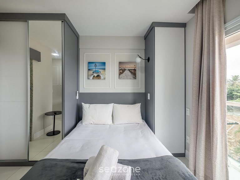 Studio em Cond. c/ Piscina a 260m da Praia PSP0204