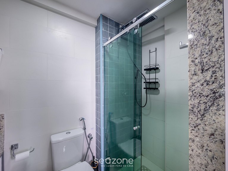 Studio em Cond. c/ Piscina a 260m da Praia PSP0204