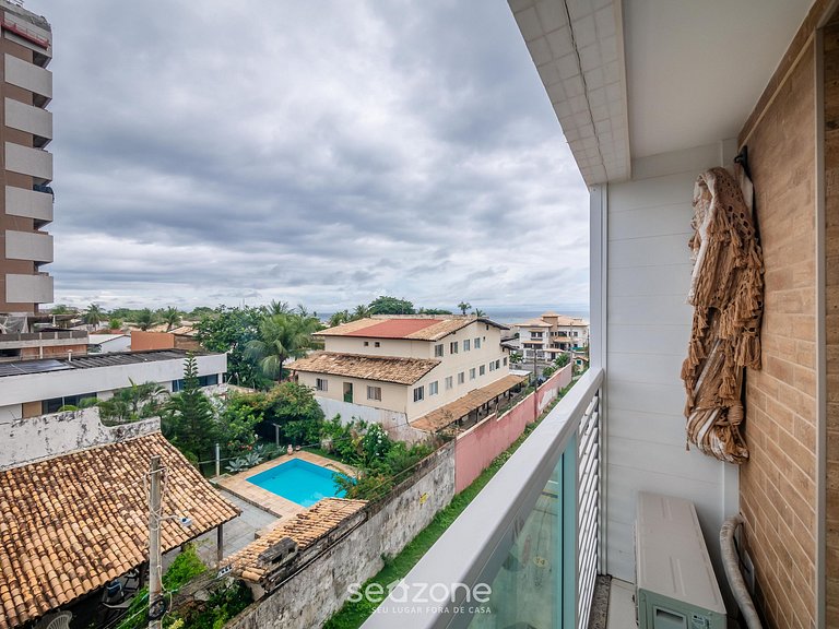 Cond. c/ piscina a 260 m da praia PSP0204