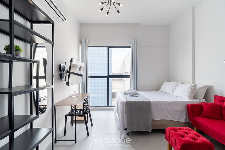 Studio en Cond. con Piscina en Intermares UNT0403