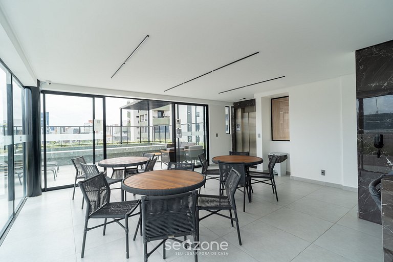 Studio em Cond. c/ Piscina em Intermares UNT0403