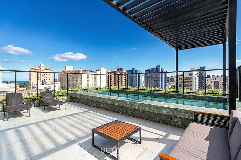 Studio em Cond. c/ Piscina em Intermares UNT0403