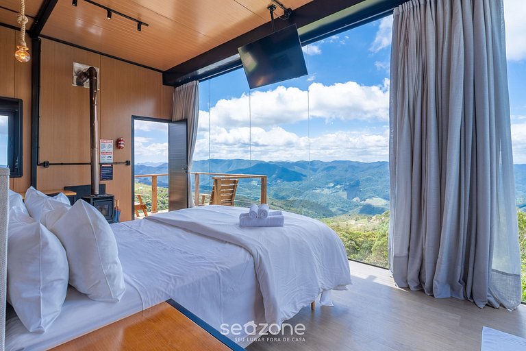 Cabana com vista panorâmica da Serra VST043