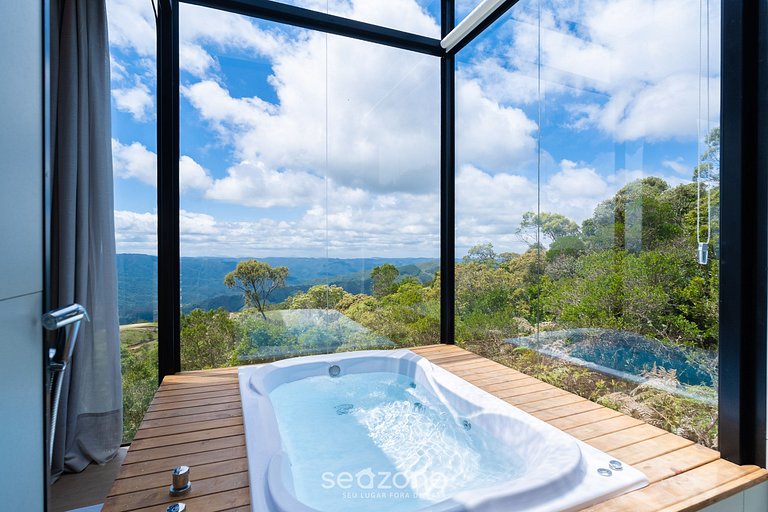 Cabana com vista panorâmica da Serra VST043