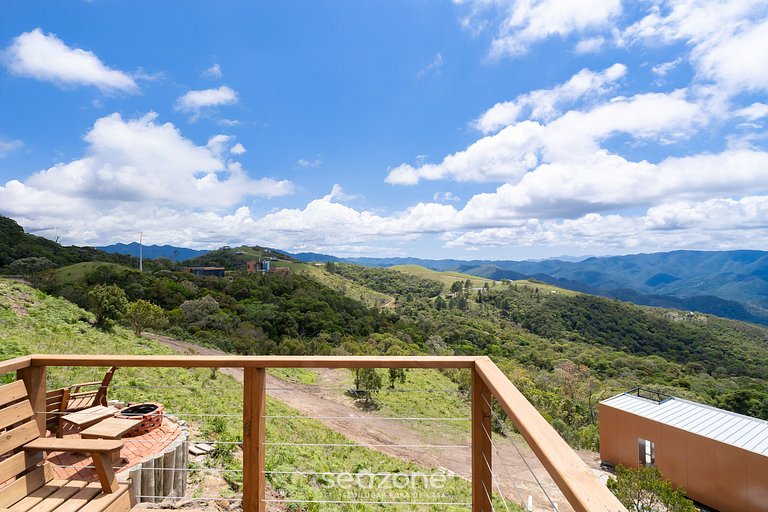 Cabana com vista panorâmica da Serra VST043