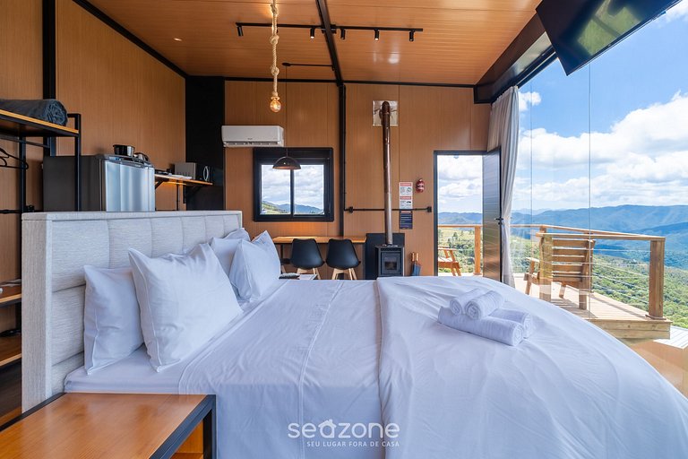 Cabaña con vista panorámica a la Sierra VST043