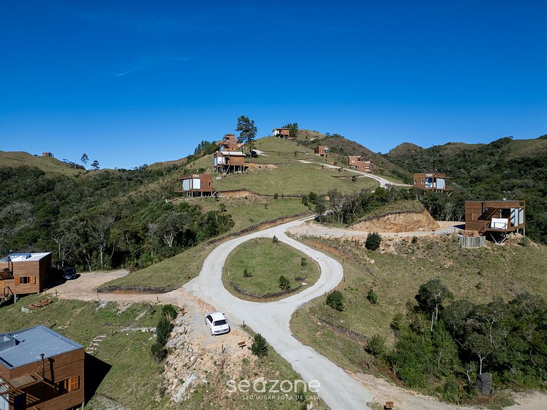 Cabaña con vista panorámica a la Sierra VST044