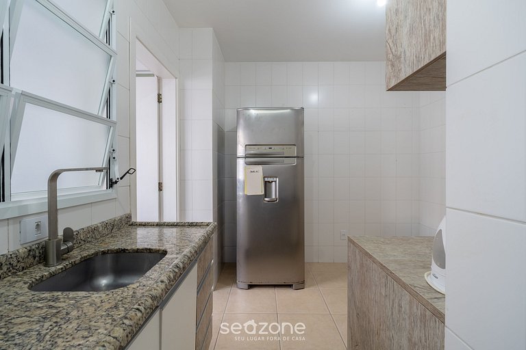 Apto c/ Churrasq. a 300m da Praia EPW0202