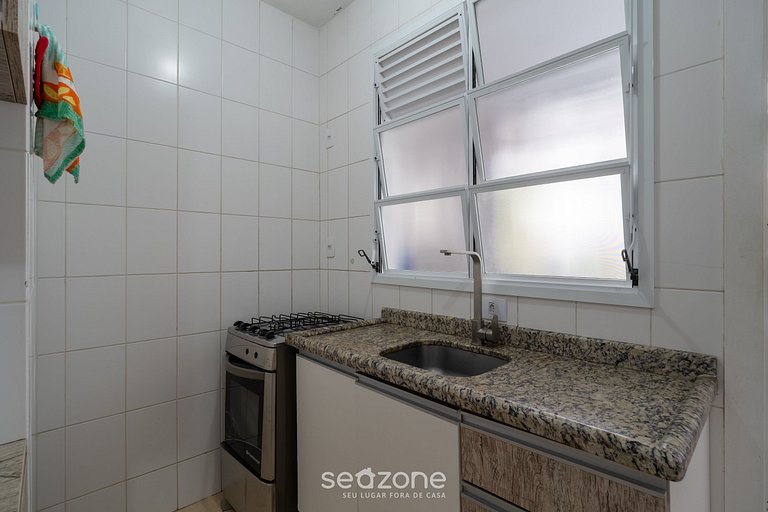 Apto c/ Churrasq. a 300m da Praia EPW0202