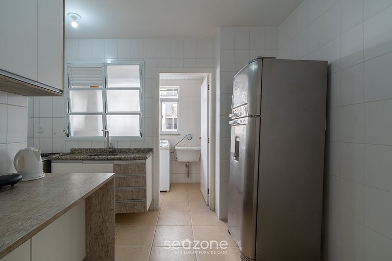 Apto c/ Churrasq. a 300m da Praia EPW0202