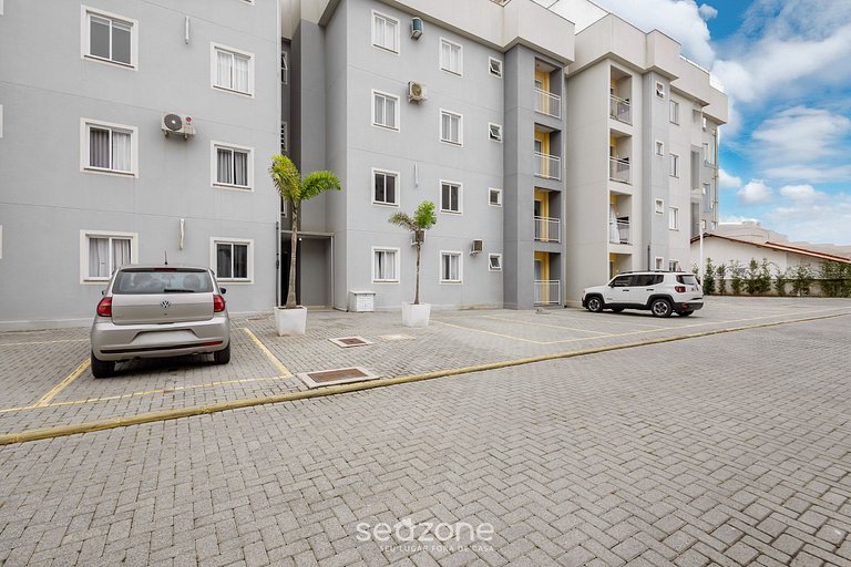 Apto 2Q c/ Churrasqueira a 600m da Praia RAG0406