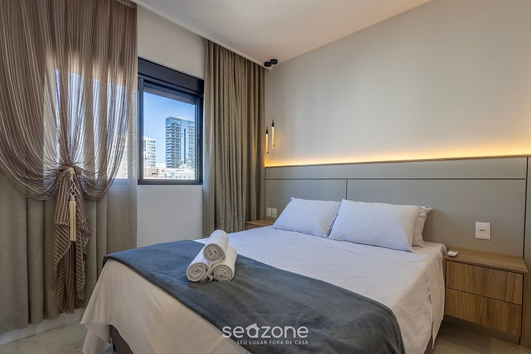 Apto c/ balcón gourmet a 700 m de la Playa BON1101