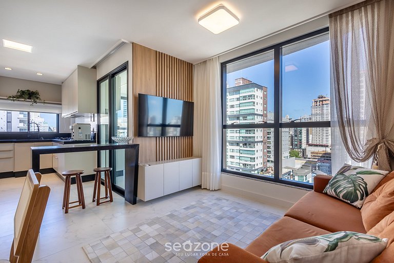 Apto c/ balcón gourmet a 700 m de la Playa BON1101