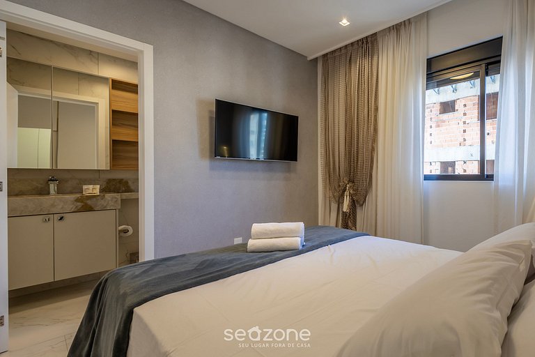 Apto c/ balcón gourmet a 700 m de la Playa BON1101