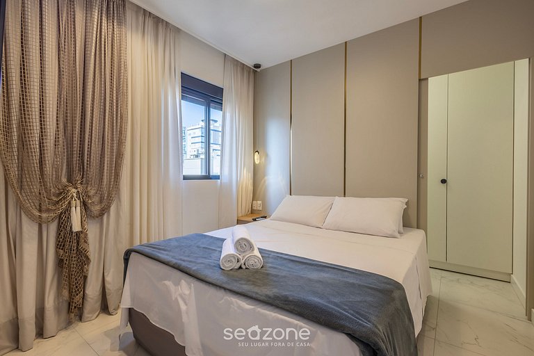 Apto c/ balcón gourmet a 700 m de la Playa BON1101