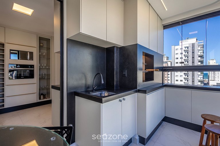 Apto c/ balcón gourmet a 700 m de la Playa BON1101