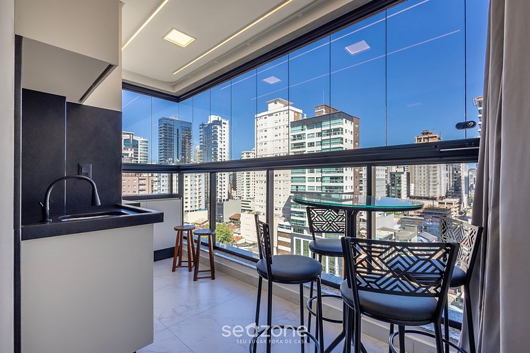 Apto c/ balcón gourmet a 700 m de la Playa BON1101