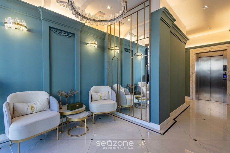 Apto c/ balcón gourmet a 700 m de la Playa BON1101