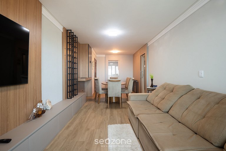 Apto vista al mar en cond. c/ piscina EMQ0403