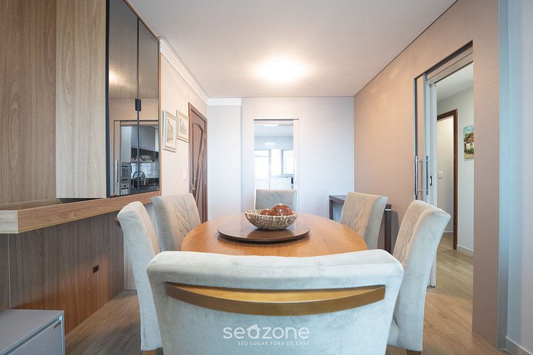 Apto vista al mar en cond. c/ piscina EMQ0403