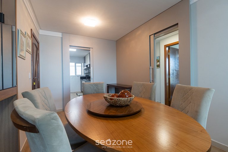 Apto vista frente mar em Cond. c/ Piscina EMQ0403