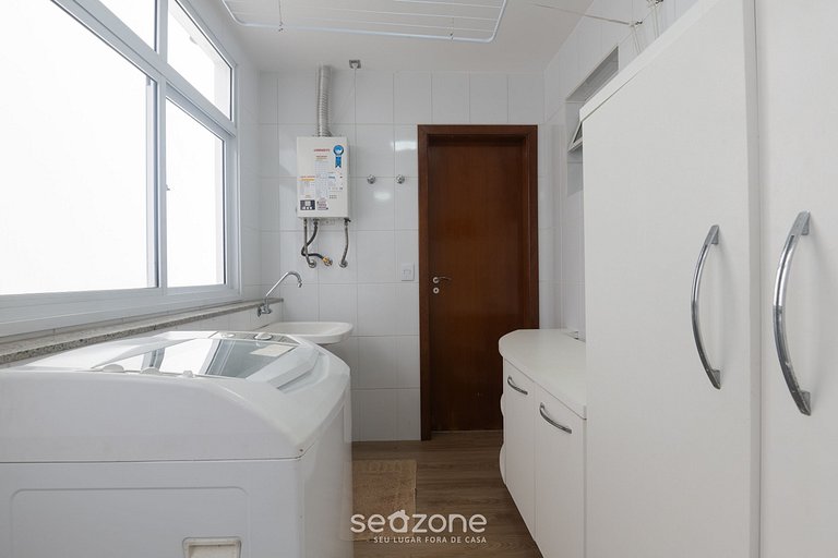 Apto vista al mar en cond. c/ piscina EMQ0403