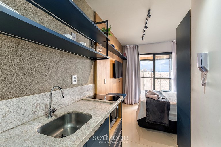 Studio en Edf. c/ Vista al mar en PitubaJDN0115