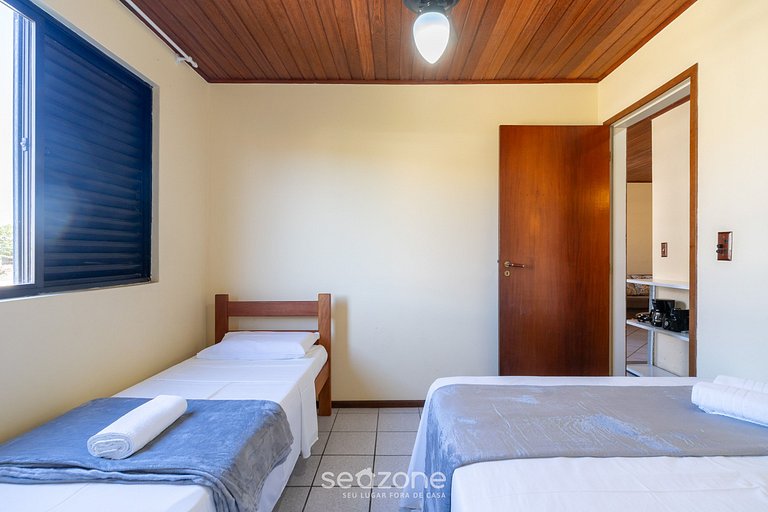 Apto c/ Churrasq. a 150m da Praia CND0105