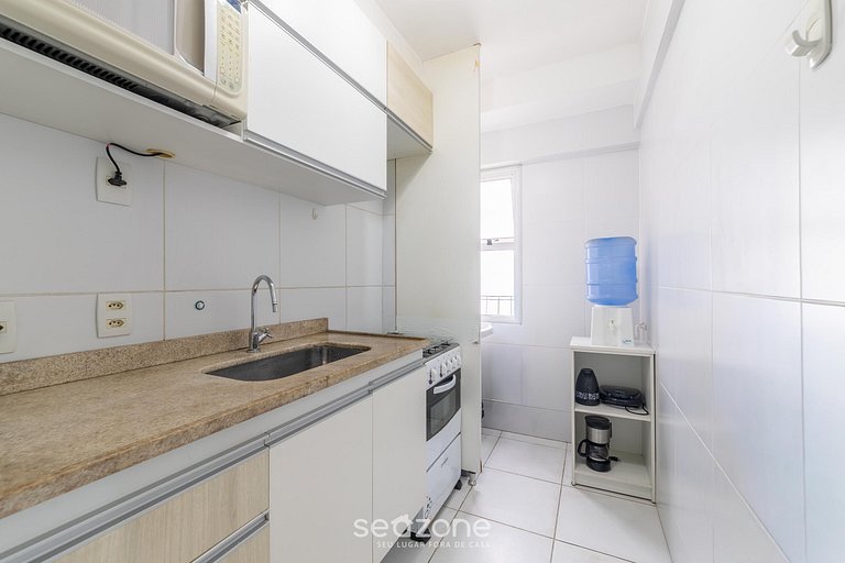 Apto em Cond. c/ Piscina a 400m da Praia TAU0204