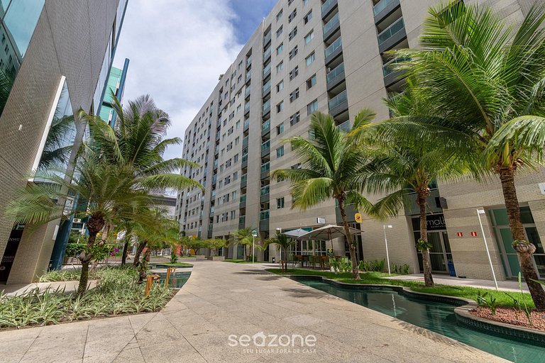 Apto en Cond. con Piscina a 400 m del Mar TAU0204